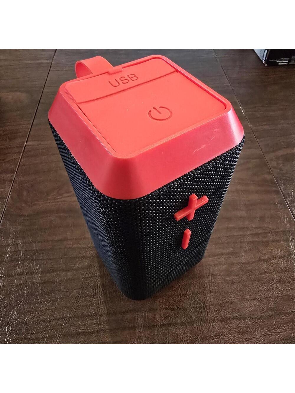 Boom Vivitar Waterproof Wireless Bluetooth Speaker Red, Tested Works